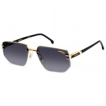 Carrera Unisex Sunglasses 1070/S - Black on Gold, 60mm Geometric Design