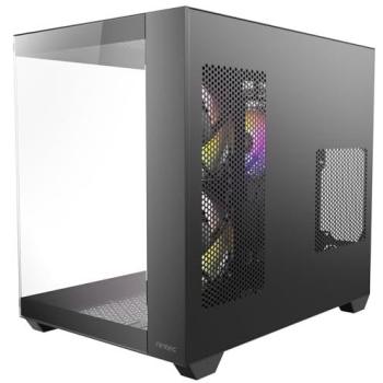 Caja PC Antec CX800 ARGB Midi Tower Negra con Vidrio Templado y 3 Ventiladores ARGB