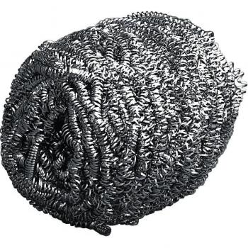 Home Xpert olla de acero limpiador strahle Muñeco de acero inoxidable Limpieza espiral en tamaño XXL, fácil manejo, 40 g, acero inoxidable, 1 unidad