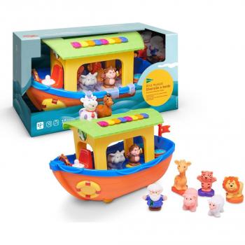 Arca musical con piano y figuras extraíbles Diversión a bordo