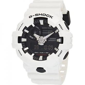 Casio Men's G Shock GA700-7A White Resin Japanese Quartz Diving Watch