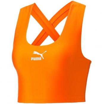 Camiseta Crop Top Puma T7 Naranja XS