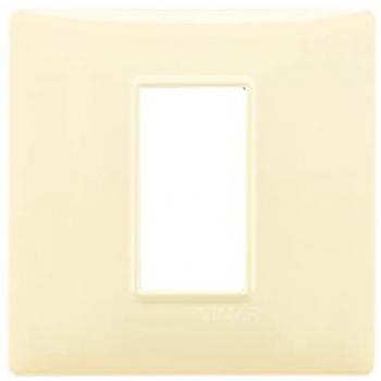 Placa 1 Módulo Crema Vimar Plana 14641.04