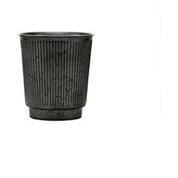 Taza de gres Berica negra 290 ml - set de 12 piezas