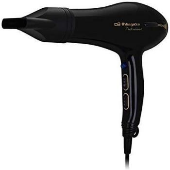 Orbegozo SE 2206 - Secador de pelo profesional, botón de aire frío, 2 velocidades, 3 niveles de temperatura, 2200 W