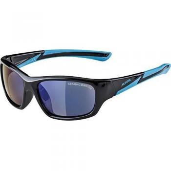 ALPINA FLEXXY Youth-Black-Cyan*Blue Mirror S3