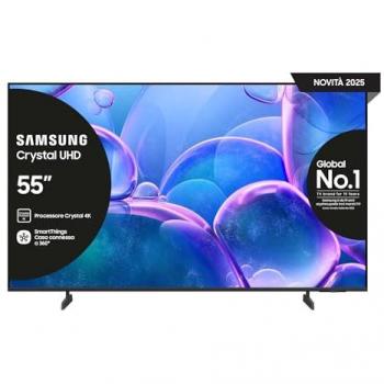 Samsung Smart TV LED 55 Crystal UHD 4K Tizen HDR10+ Wifi Metal Stream