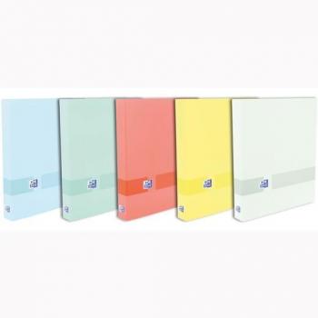 Carpeta Oxford & You EuropeanBinder A4+ con 4 Anillas de 25mm, Cuadrícula 5x5, Colores Surtidos, Dimensiones 32x27x4 cm