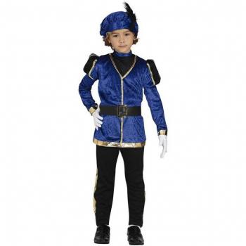 Disfraz de Paje Azul Elegante para niño