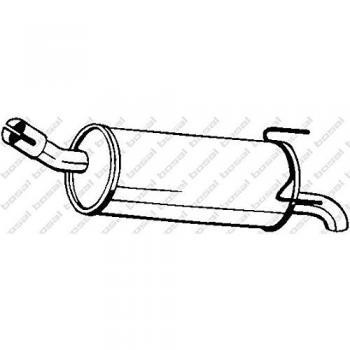 Bosal 185-475 End Silencer