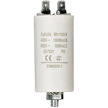 Fixapart - Condensador 8.0Uf / 450 V + Tierra