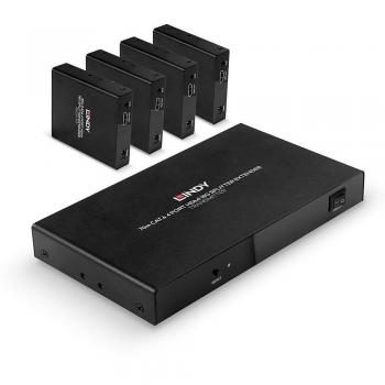 Lindy 70m Cat.6 4 Port HDMI 4K60 Splitter Extender
