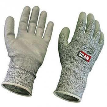 Scan GLOCUT5 PU Coated Cut 5 Liner Gloves - Grey