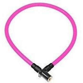 Onguard CANDADO Espiral Neon Light 120cm x 8mm Ros Bloqueo de Seguridad, Adultos Unisex, Multicolor