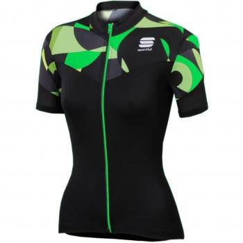 Maillot Sportful Primavera Negro-Verde Mujer 2017