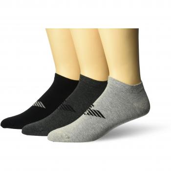Emporio Armani - Calcetines cortos - para hombre, Negro/Gris, Talla nica