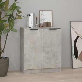 Armario de hormigón gris 60x30x70 cm madera multicapa