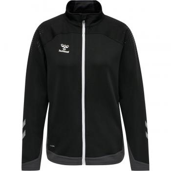 Chaqueta Hummel Lead Poly para mujer, con cierre de cremallera, material poliéster, diseño moderno y cómodo