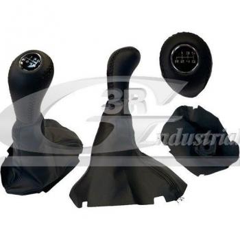 Pomo y fuelle de palanca de cambio 3RG 25517 con revestimiento de alta calidad, diseño ergonómico, fácil instalación y compatible con múltiples modelos de vehículos