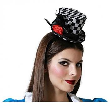 Diadema Mini Sombrero Carnaval con diseño colorido, material ligero y cómodo, ideal para fiestas y eventos temáticos