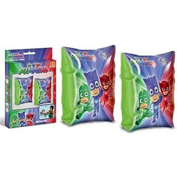 Mondo- PJ Masks Brazaletes Hinchables Mask, Color Naranja, 1