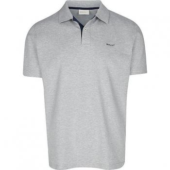 Polo de hombre manga corta cuello contraste