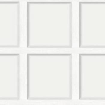 Holden Decor Modern Wood Panel Dove Wallpaper in White - 10.05m x 53cm