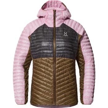Chaqueta de mujer Haglöfs L.I.M Mimic Hood, color rosa marrón, talla XS