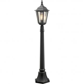 Bolardo luminoso Firenze negro, IP43, básico para exterior