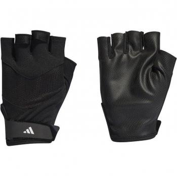 Adidas Unisex Black Training Gloves - Size L