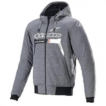 Sudadera para Moto Alpinestars Chrome Ignition Gris-Blanco