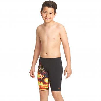 Zoggs niños 'Carz Jett Jammer, Niños, color Black/Multi-Coloured, tamaño L