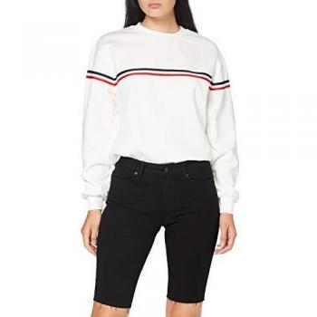 Vero Moda Vmseven MR Slim Long Shorts VI125 Bermudas, Negro, XS para Mujer