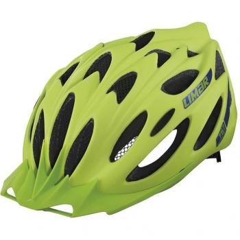 Limar 290122 Casco, MTB 757, Lima y Azul Mate, Talla M, 52-57, Unisex, Multicolor