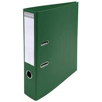 ARCHIVADOR Palanca EXACOMPTA Forrado PVC RADO A4 70mm Verde Oscuro