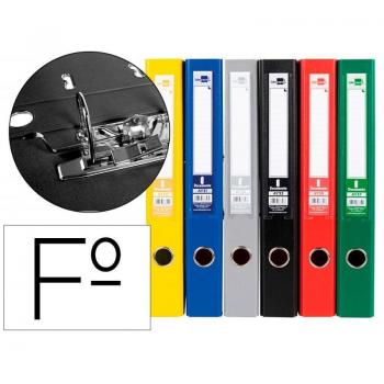 Archivador de palanca Liderpapel folio documenta forrado PVC con rado lomo 52 mm colores surtidos Classic