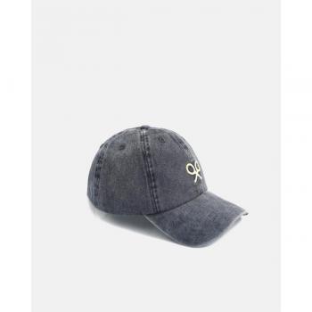 Gorra desgastada raqueta azul para Hombre