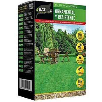 Semillas de Césped - Césped Ornamental y Resistente 1Kg - Batlle