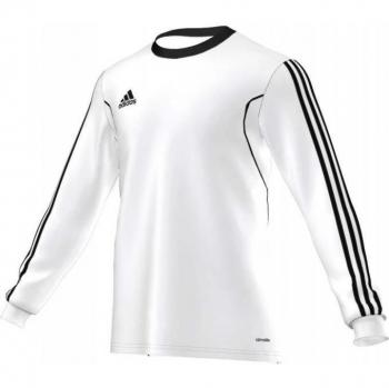 adidas Squad 13 JSY LS - Camiseta para hombre, color blanco / negro, talla 152