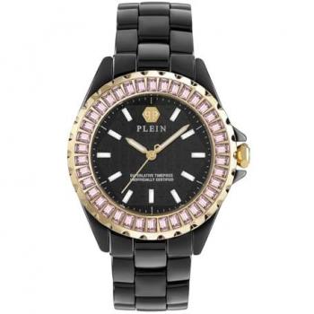 Philipp Plein Heaven Women's Black Ceramic Watch 38mm 5ATM