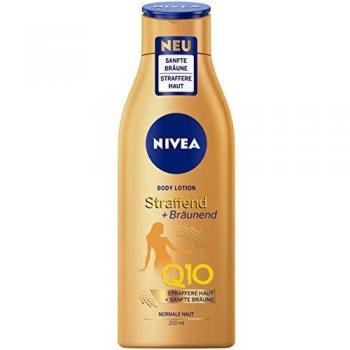 Loción Corporal NIVEA Reafirmante y Bronceadora Q10, 200 ml