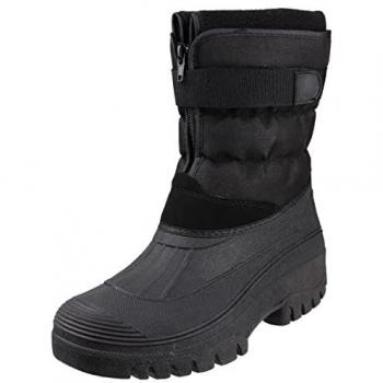 Cotswold Unisex Chase Waterproof Black Junior Wellington Boots - Size UK 3 Infant