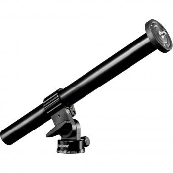 Brazo de extensión para trípode Mantona 19888 - 31 cm, compatible con trípodes estándar, fabricado en aluminio ligero, diseño ajustable y portátil