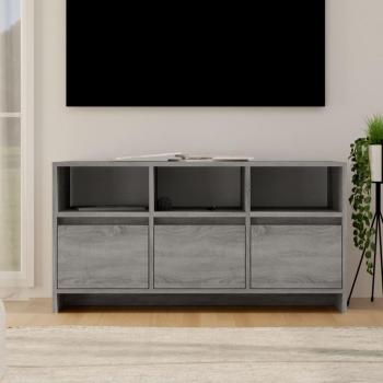 Mueble para TV de madera contrachapada 102x37,5x52,5 cm, Mueble de salón, Mueble TV, Mesa de TV en color gris Sonoma