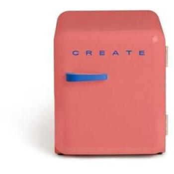 Frigorífico Retro Mini 48L Eco Amigable Terracota/Azul Cobalto