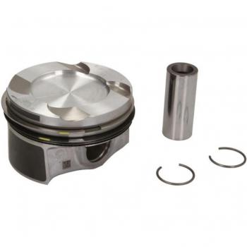Pistón NÜRAL 87-434600-00 - Pistón de alta calidad, fabricado en aluminio, diseñado para motores de automóviles, con un diámetro específico y características de resistencia al desgaste