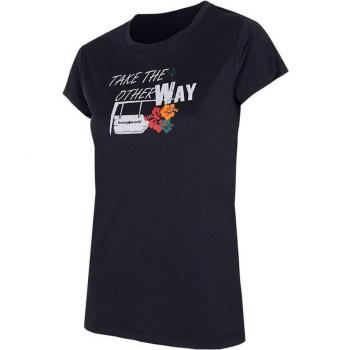 Camiseta de Manga Corta Mujer Trangoworld Myra Negro