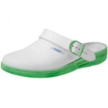Abeba Arztschuhe Laborschuhe weiß/mint ABEBA 5081 - Calzado de protección para mujer weiß mint Blanco blanco Talla:41 UE