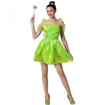 Disfraz de Hada verde con alas para mujer de Atosa