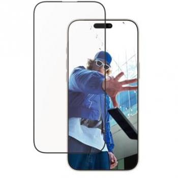 Protector de Pantalla PanzerGlass con Marco de Aluminio Ultra-Wide Fit para iPhone 16 Pro Max - 9H - Transparente